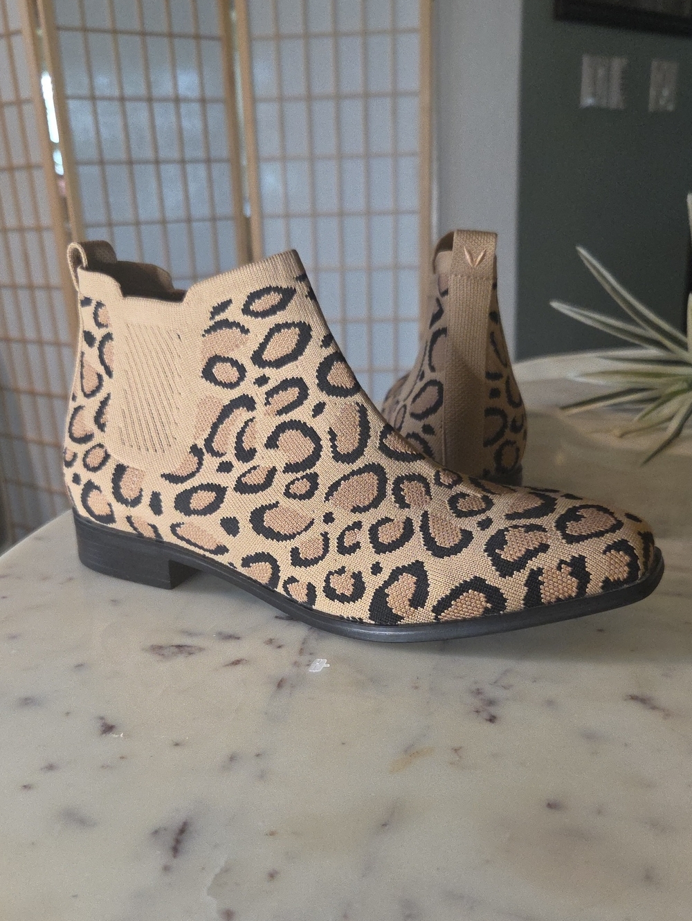 Vivaia | Leopard Print Booties Sz 40